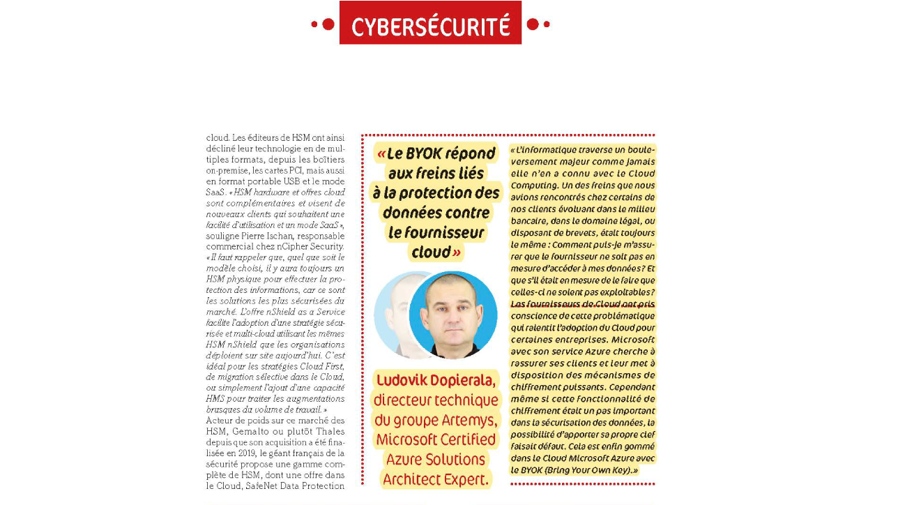 Notre expert, Ludovik, s’exprime… sur le BYOK !