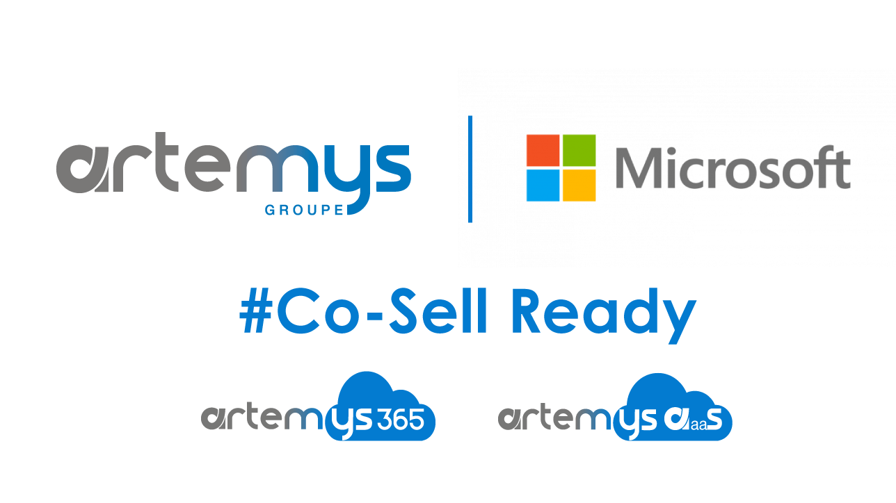 Statut Co-Sell Ready pour nos offres Artemys 365 et Artemys AaaS !