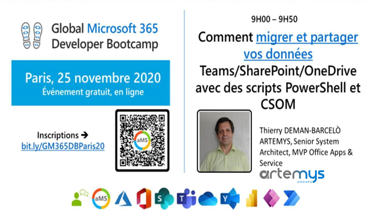 ⏳ J-1 avant Microsoft 365 Developer Bootcamp 2020 !