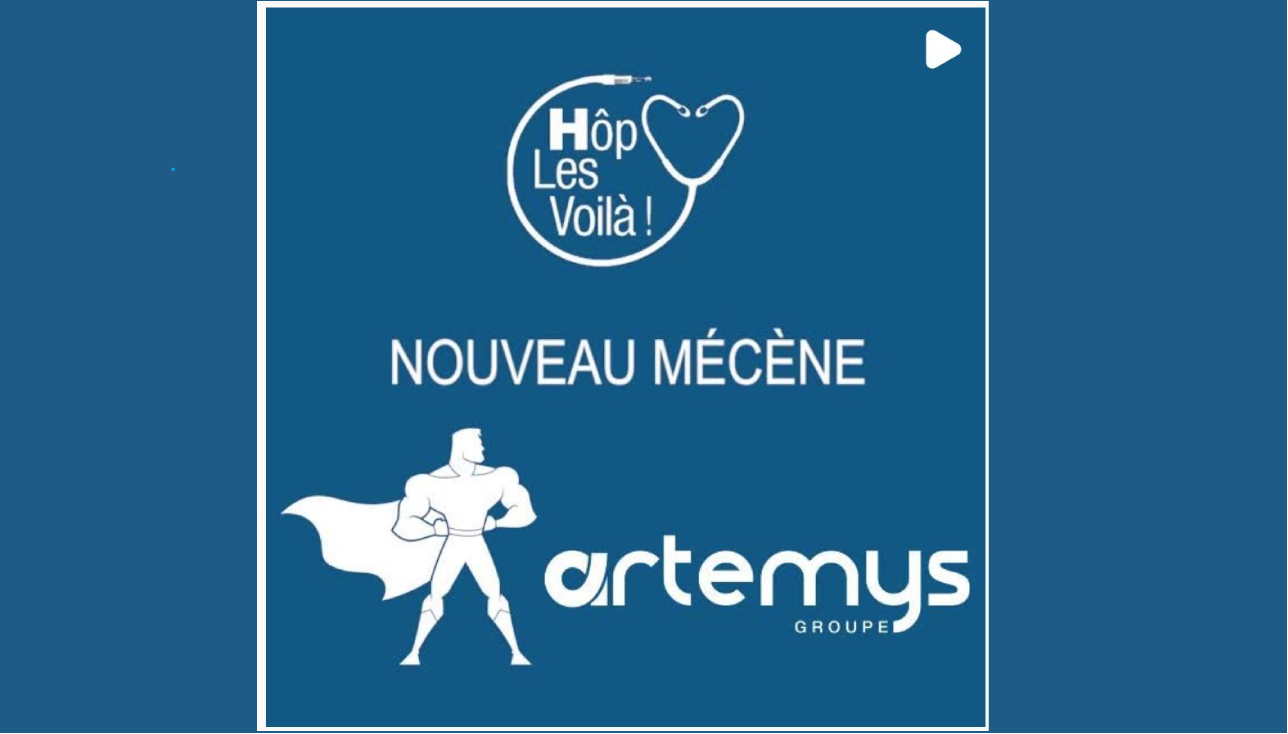 🤝 Le groupe Artemys s’engage avec l’association Hôp les Voilà !
