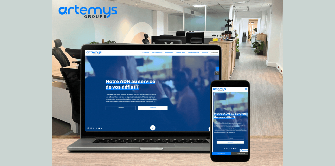 🚀New Website groupe Artemys