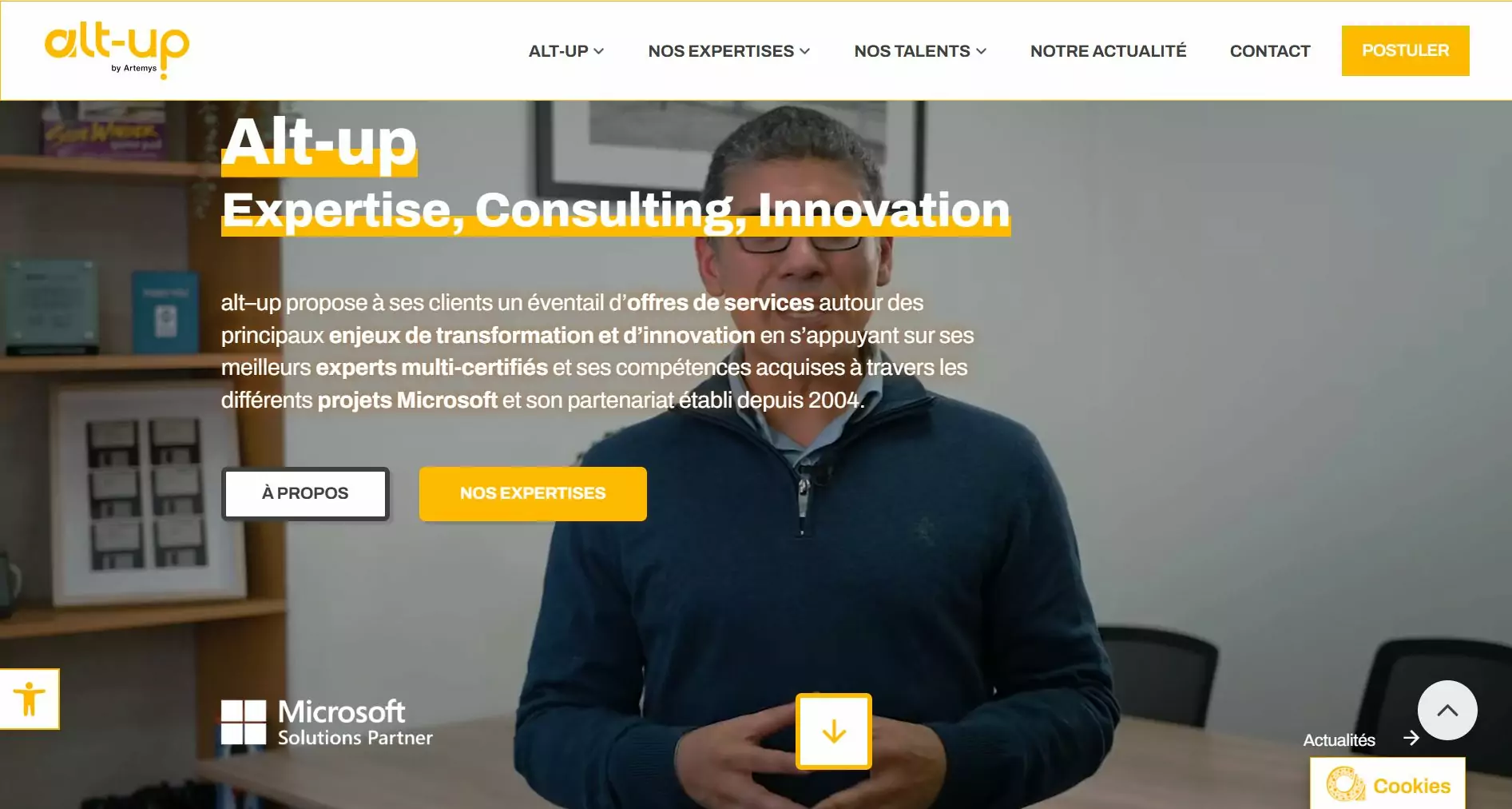 🚀 New Website alt-up by Artemys